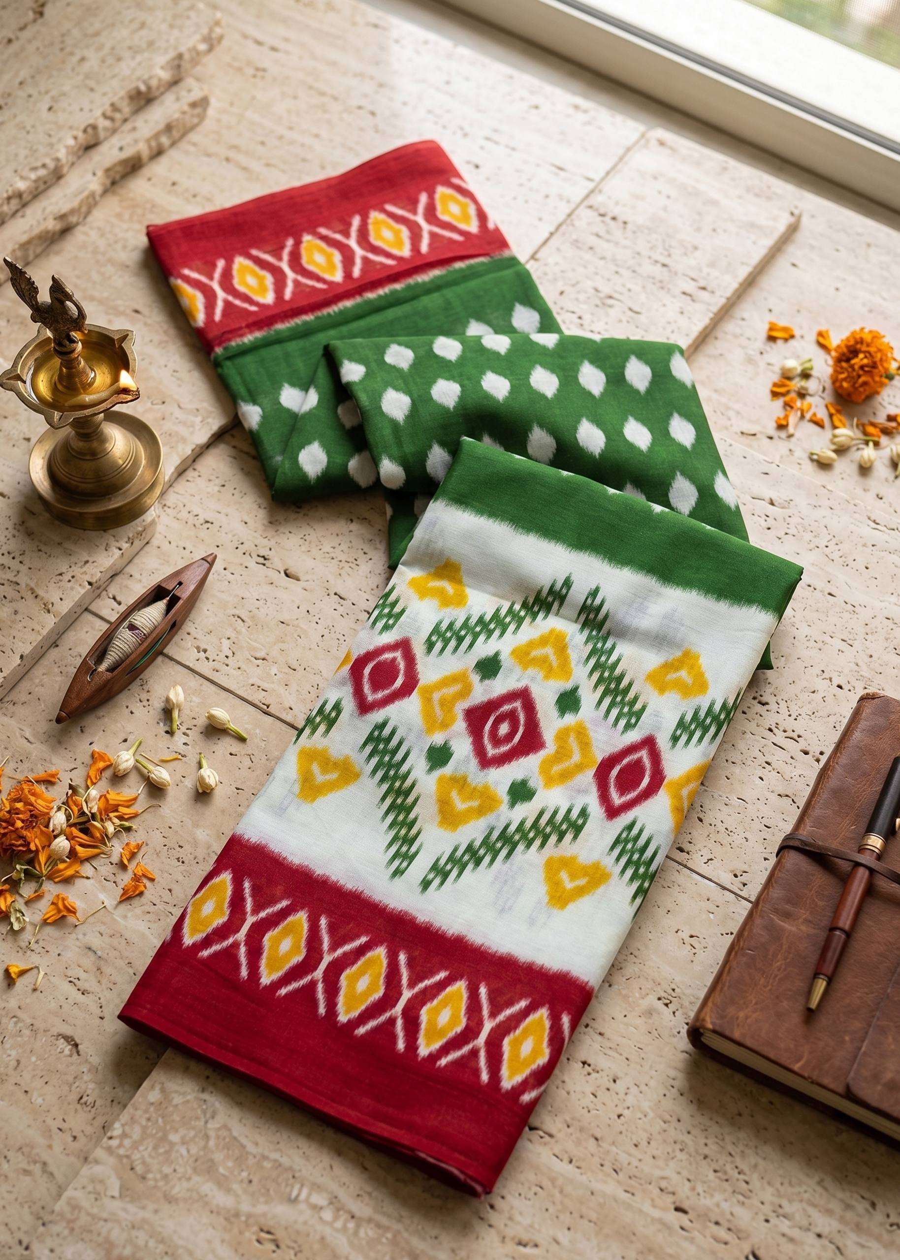 Premium Cotton Mulmul Blend fancy fabric The Artisanal Heritage Saree Collection saree wholesale in surat